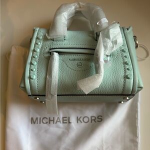 Michael Kors Aqua Mini Carine Satchel